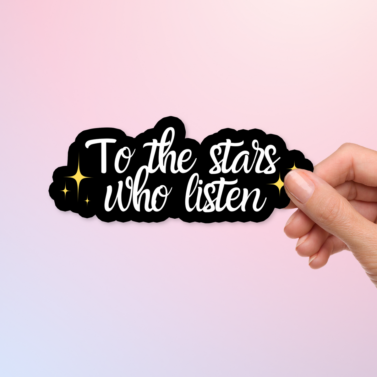 Bookish Queen Acotar Stickers ACOTAR Stickers Feysand - To the stars who listen