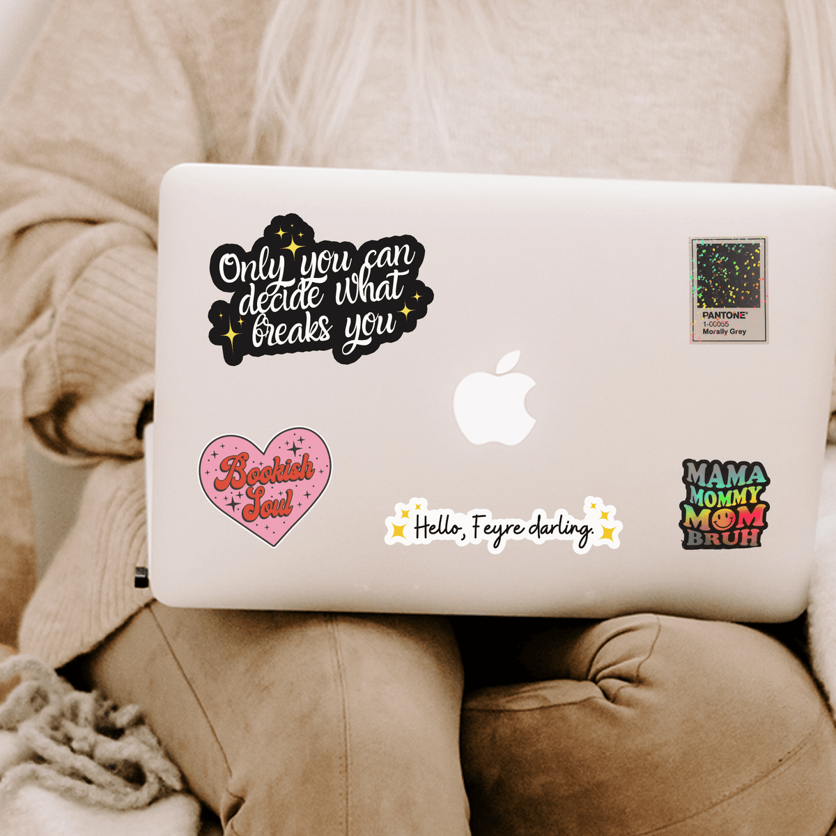 Bookish Queen Acotar Stickers ACOTAR Stickers Rhysand Quote - Hello Feyre Darling