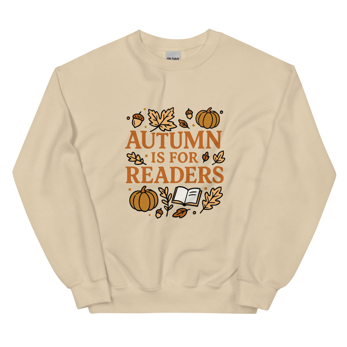 Bookish Queen Sweatshirt Beige / S Autumn is for Readers Sweatshirt