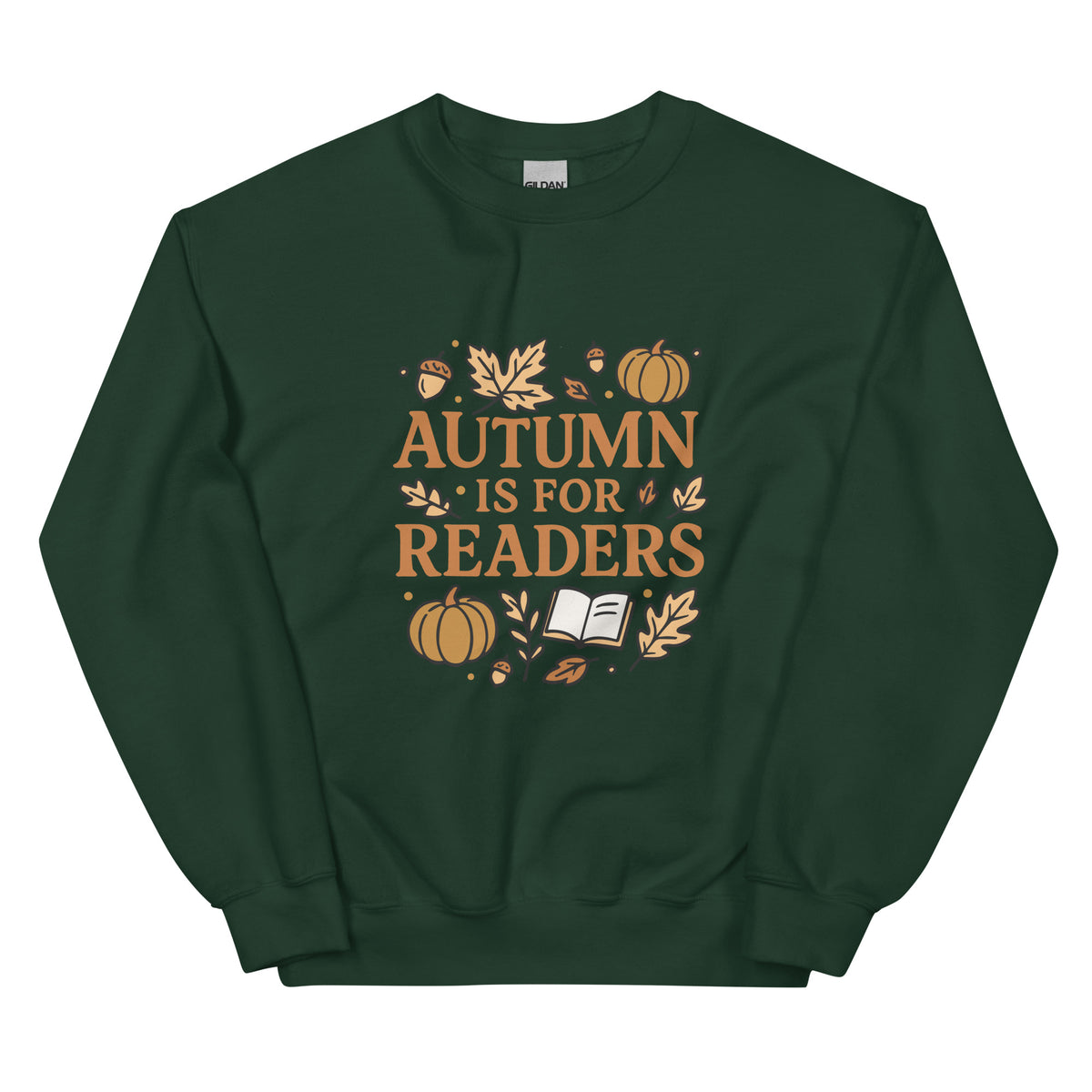 Bookish Queen Sweatshirt Green / S Autumn is for Readers Sweatshirt