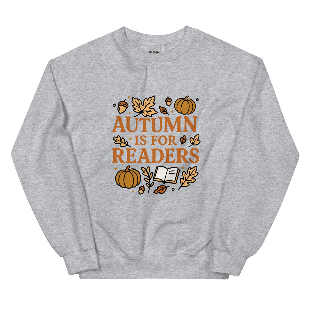 Bookish Queen Sweatshirt LightGrey / S Autumn is for Readers Sweatshirt
