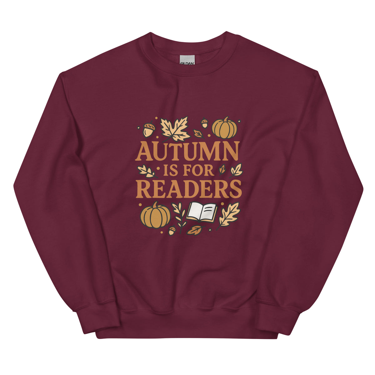 Bookish Queen Sweatshirt Red / S Autumn is for Readers Sweatshirt