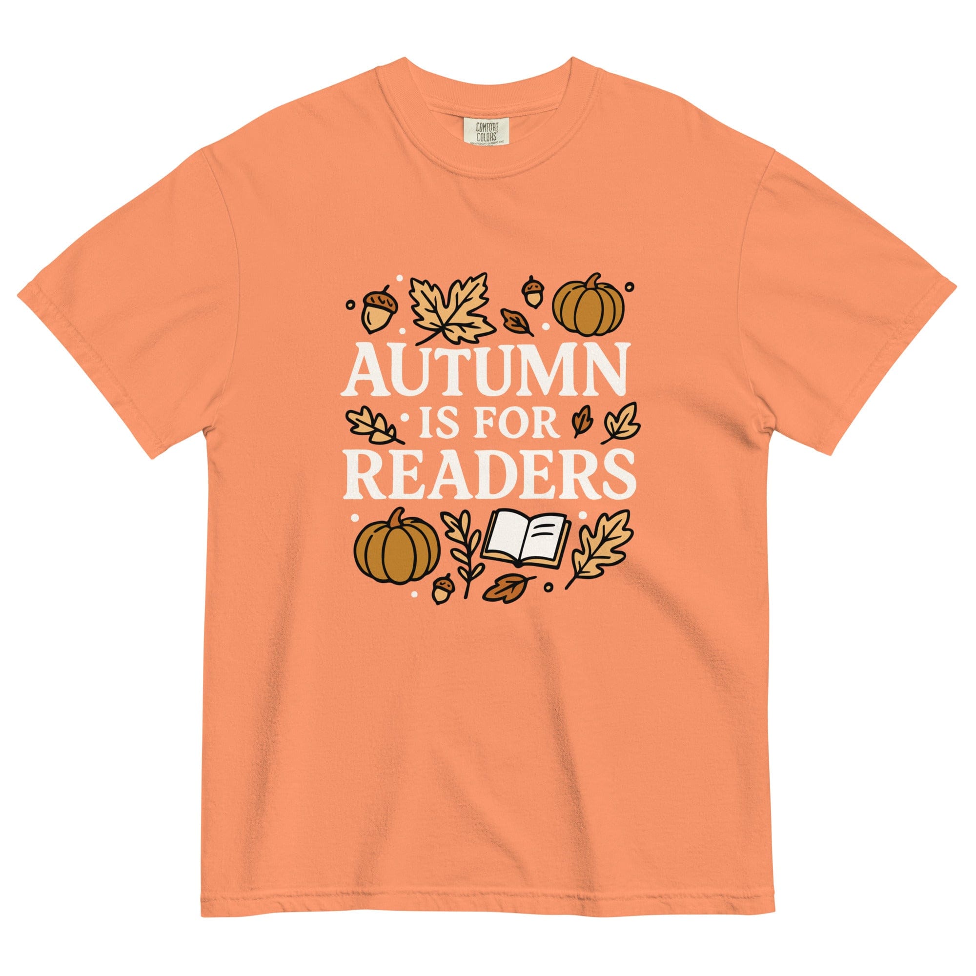 Bookish Queen T-Shirt Orange / S Autumn is for Readers T-Shirt Fall Season