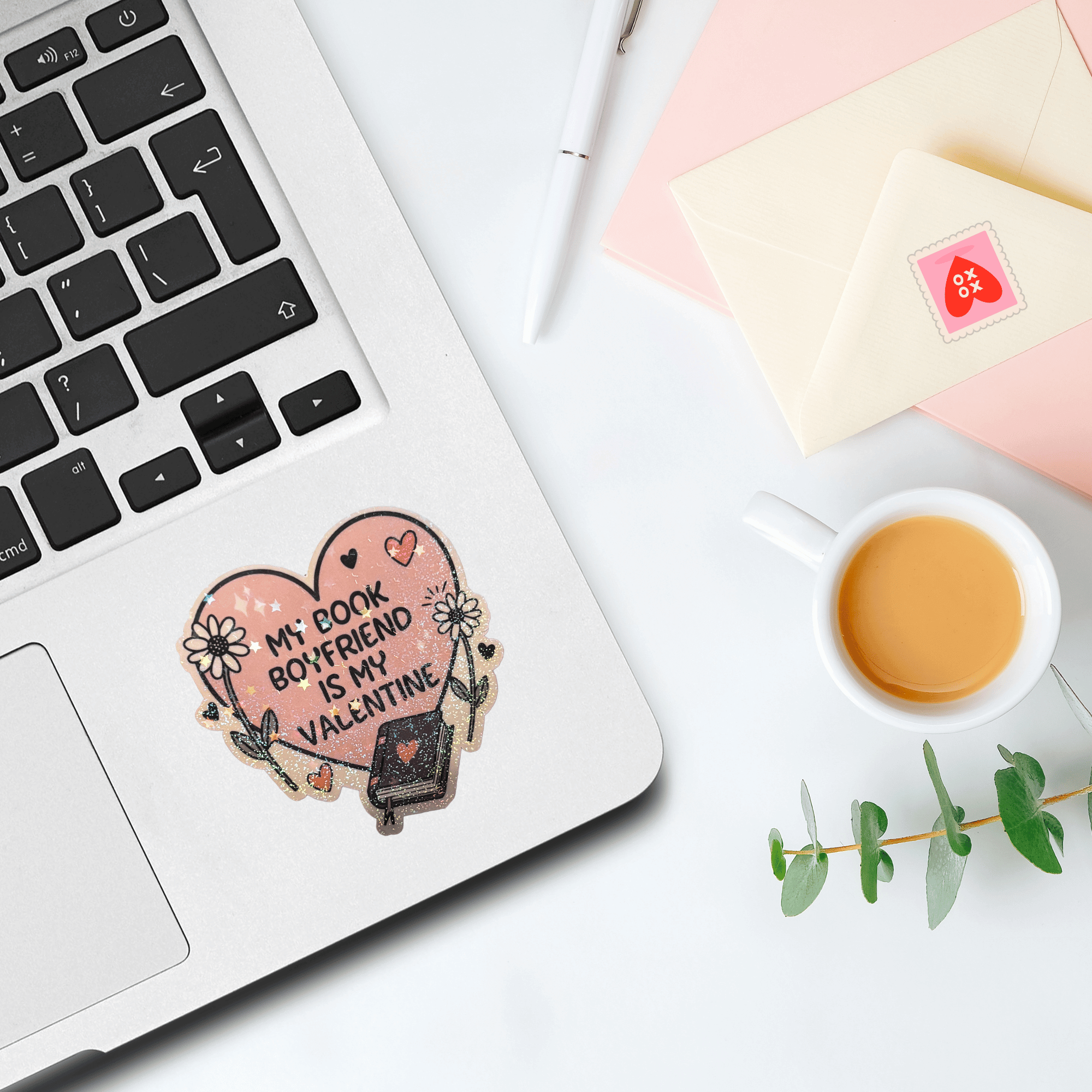 Book boyfriend sticker perfect for Valentine’s Day presents