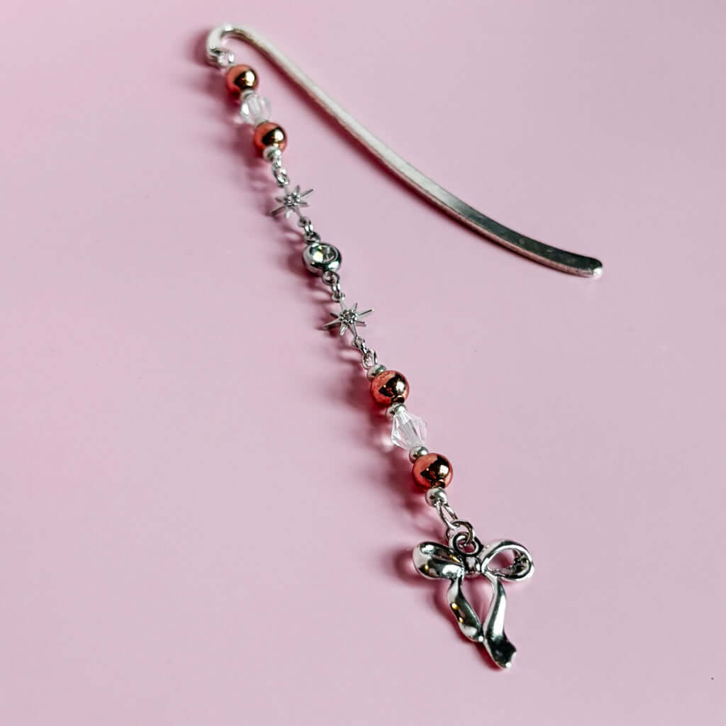 Bookish Queen Bookmarks Beaded Bookmark Charm - The Romance
