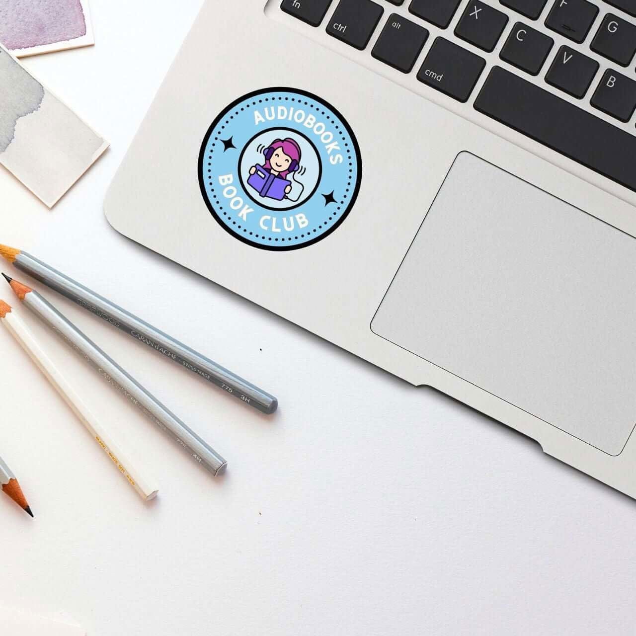 My Store Bookish Essentials Book Lover Audiobooks Book Club Sticker