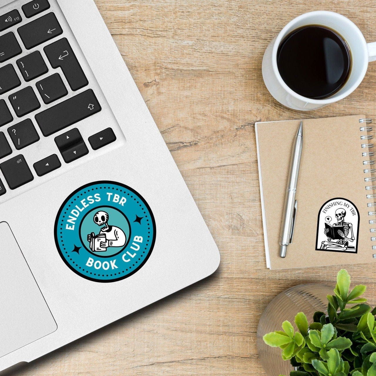 My Store Bookish Essentials Book Lover Endless TBR Book Club Sticker