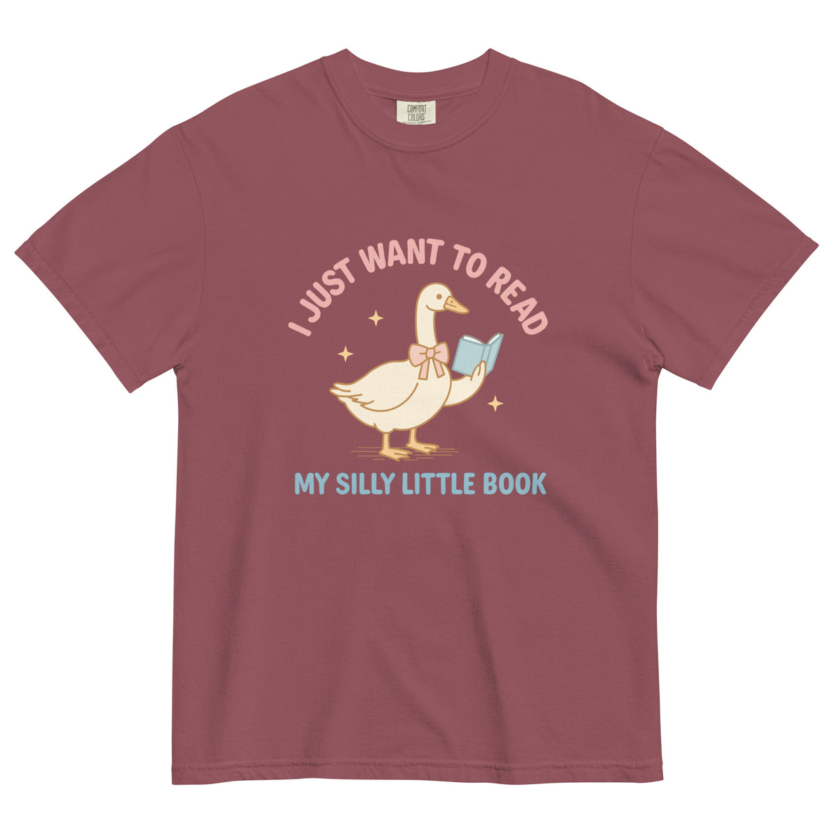 Bookish Queen T-Shirt Maroon / S Bookish Silly Goose T-Shirt
