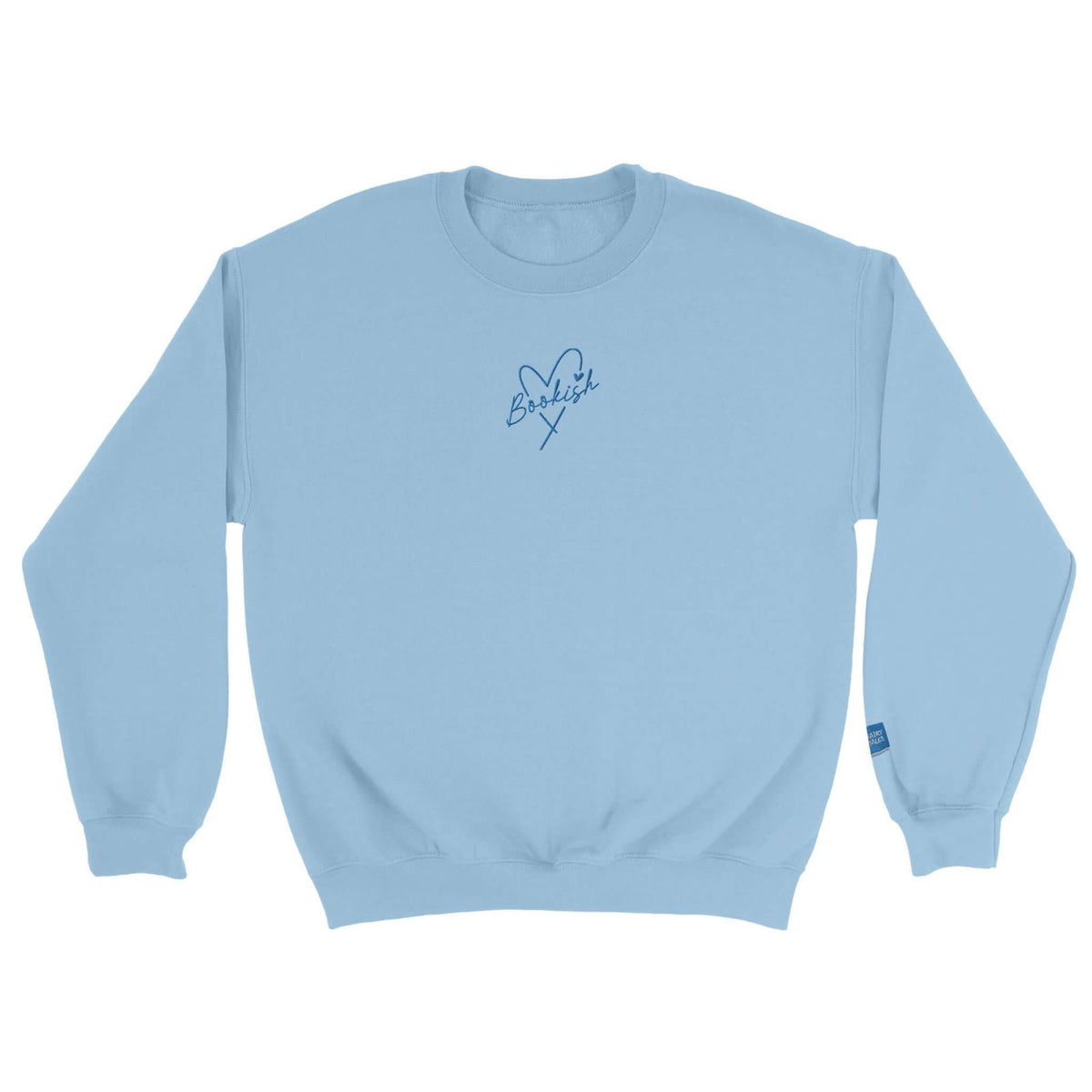 Bookish Queen Print Material LightBlue / S Bookish Sweatshirt Embroidered - Fairy Tales