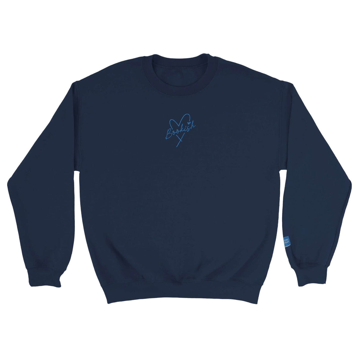 Bookish Queen Print Material Navy / S Bookish Sweatshirt Embroidered - Fairy Tales