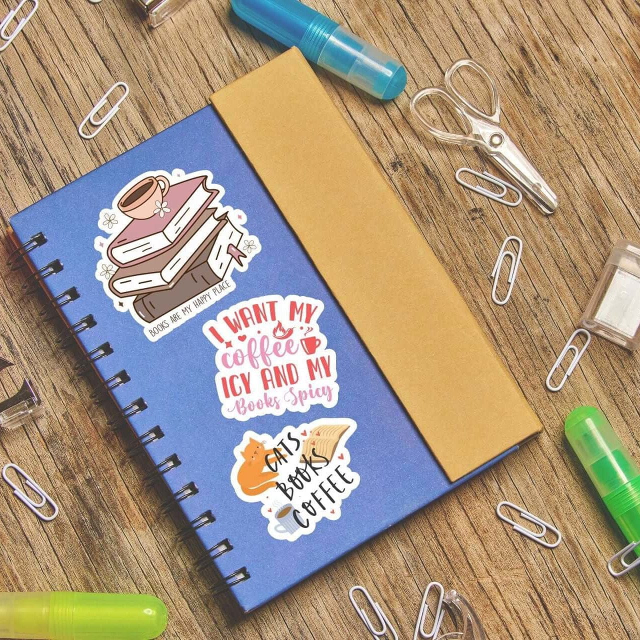 Bookish Queen Sticker Books are my Happy Place Sticker