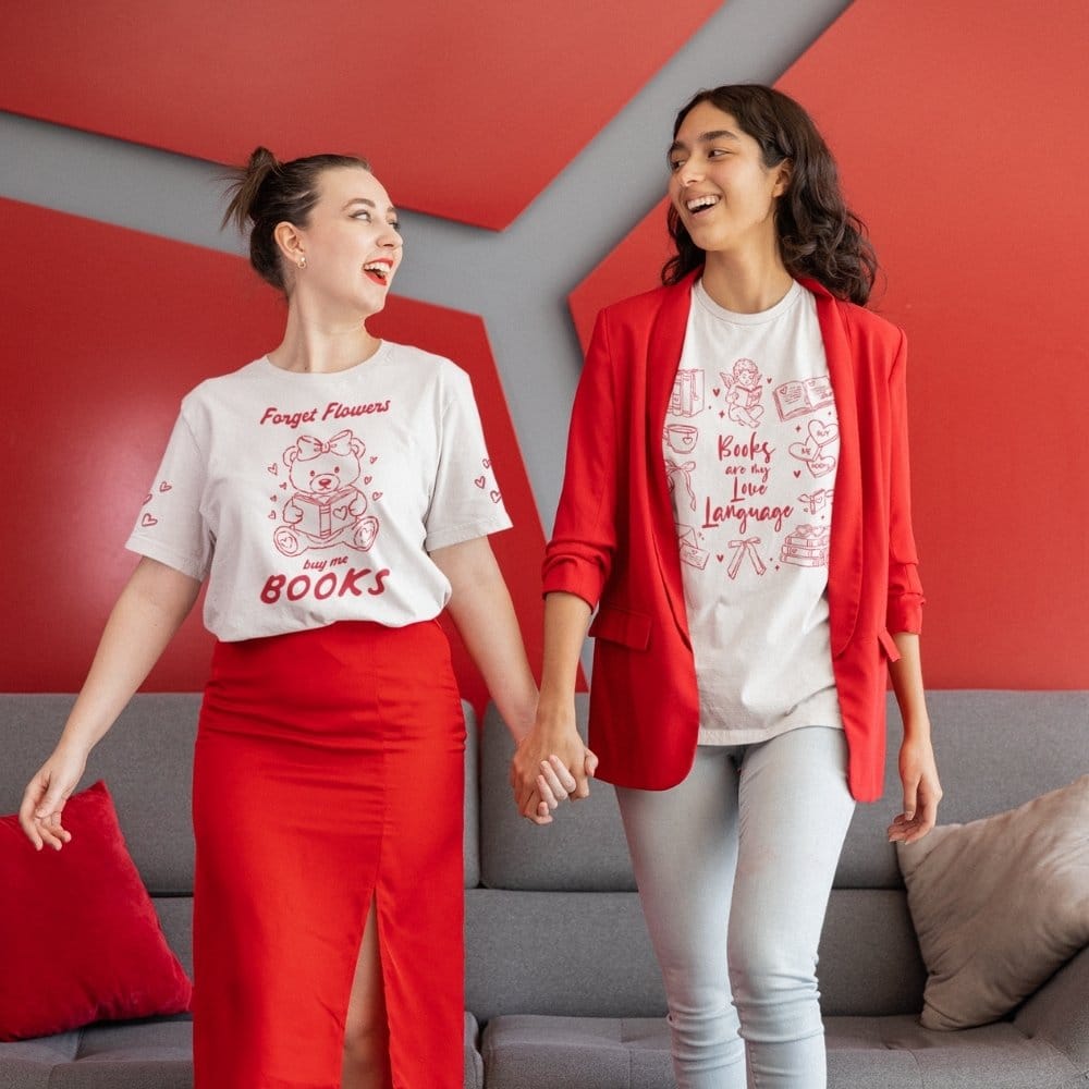 Bookish Queen T-Shirt Books Are My Love Language Reader Tee