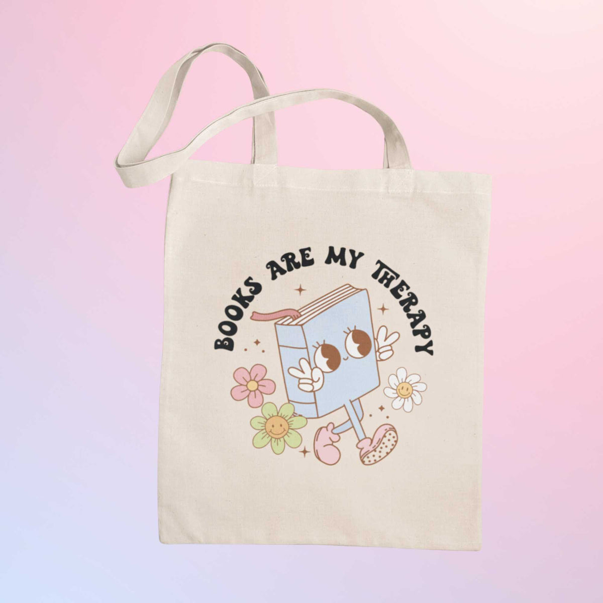Bookish Queen Tote Bags Books are my Therapy Bookish Tote Bag