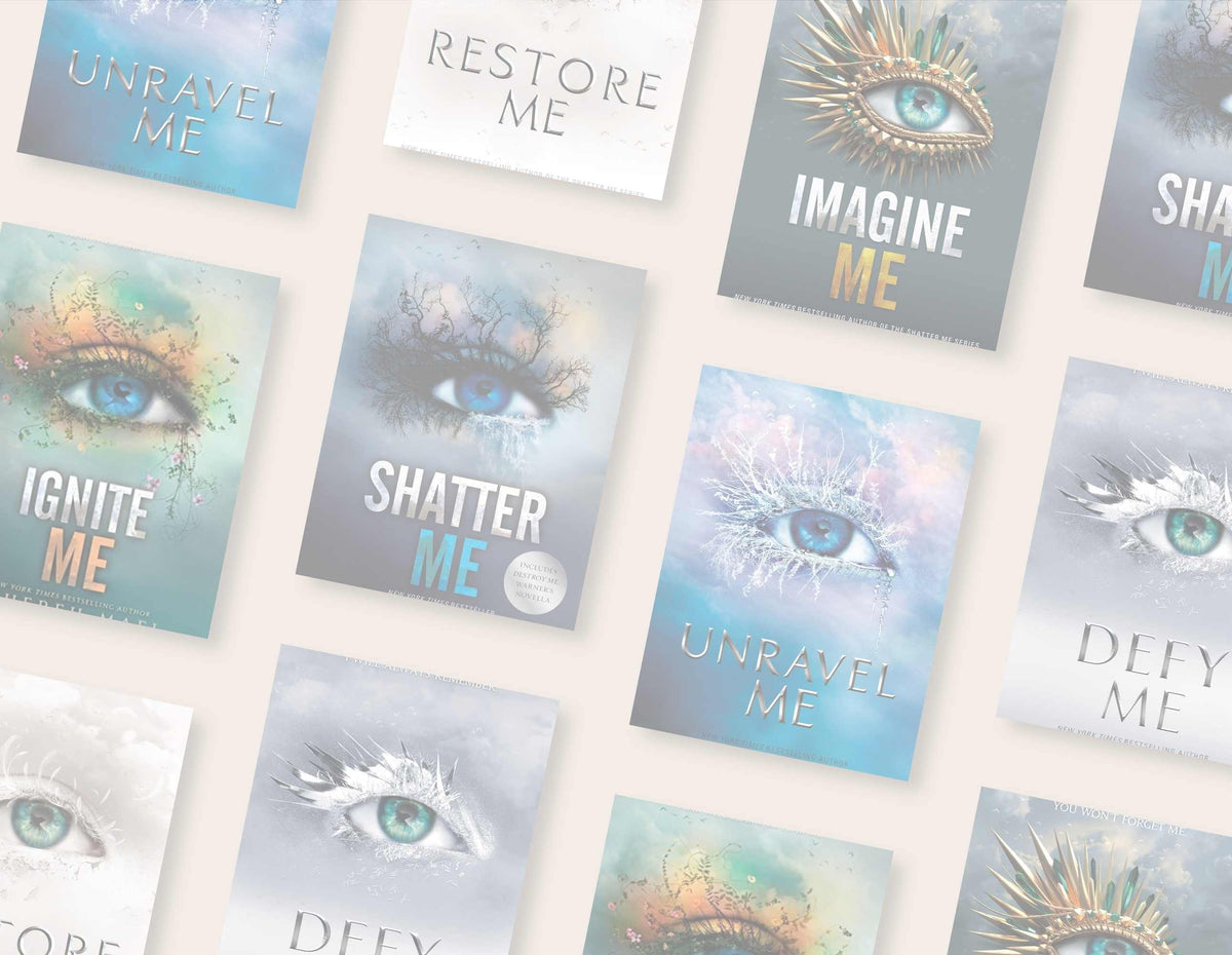 Shatter Me Lettering Shatter Me Merch - Tahereh Mafi Trilogy - Aaron Warner