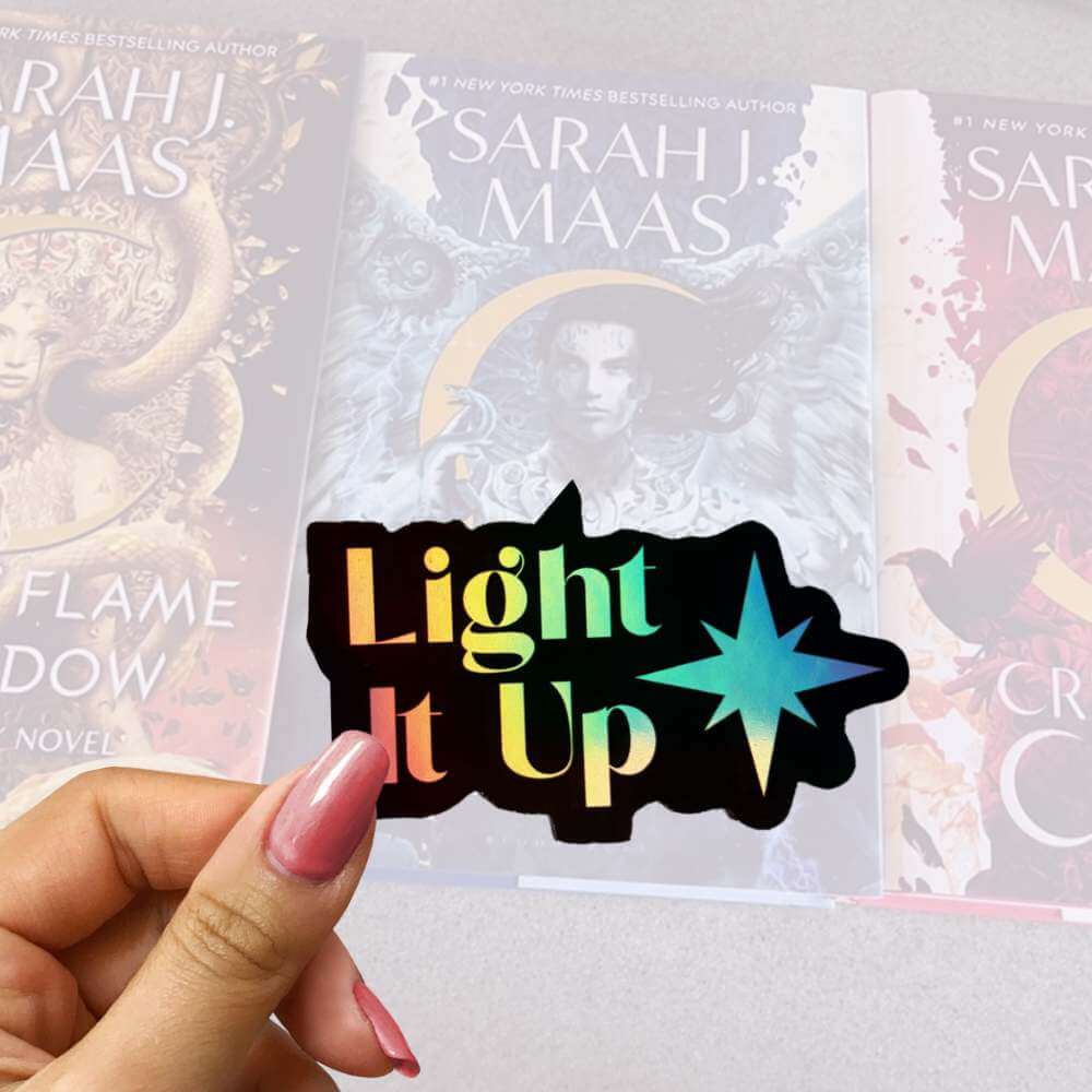 Bookish Queen Crescent City Stickers Crescent City Stickers - Light it Up (Officially Licensed)
