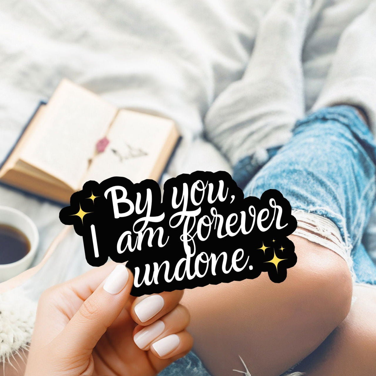 Bookish Queen Cruel Prince Stickers Cruel Prince Cardan Greenbriar Sticker - By you I am forever undone