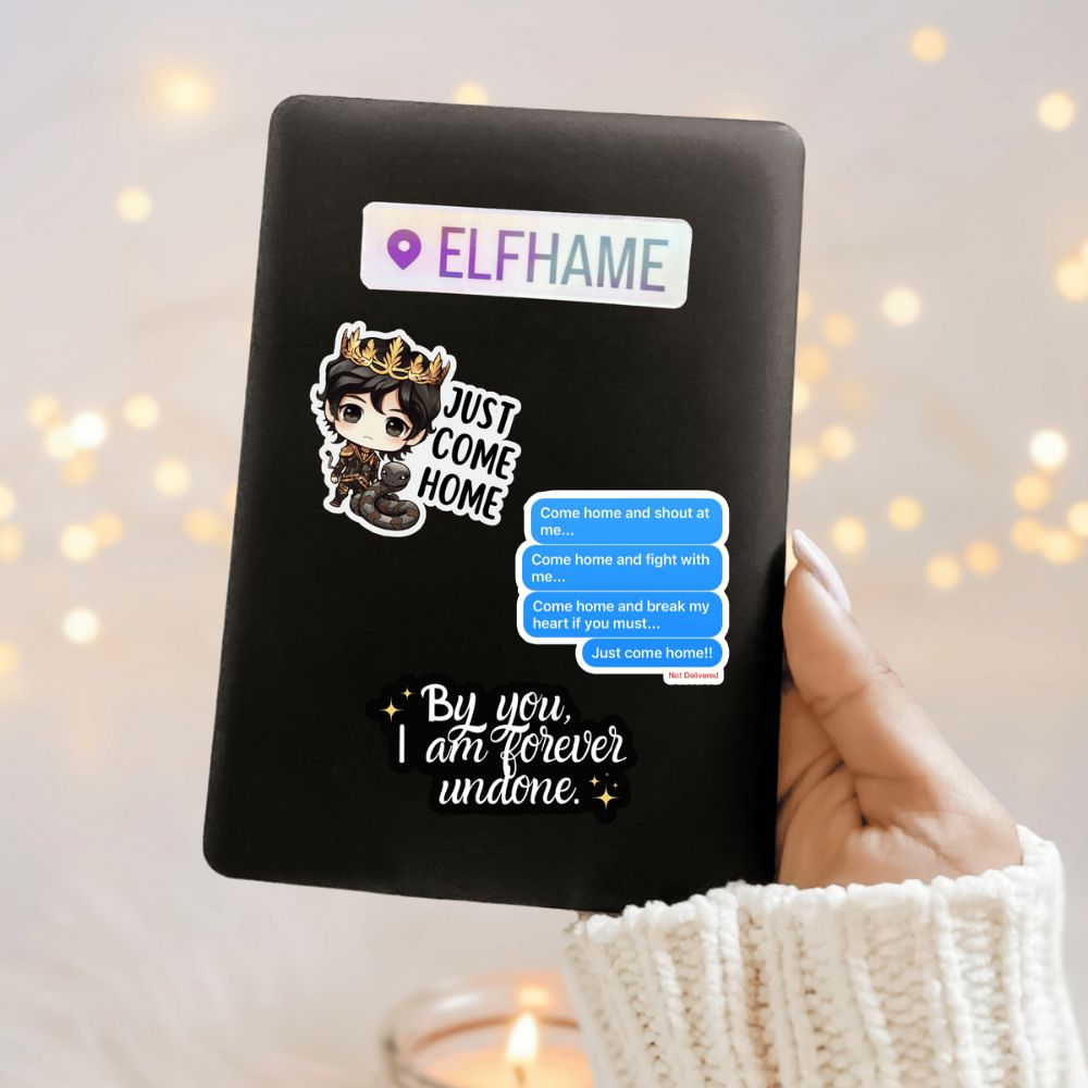 Bookish Queen Cruel Prince Stickers Cruel Prince Sticker - Cardan Chat Bubble