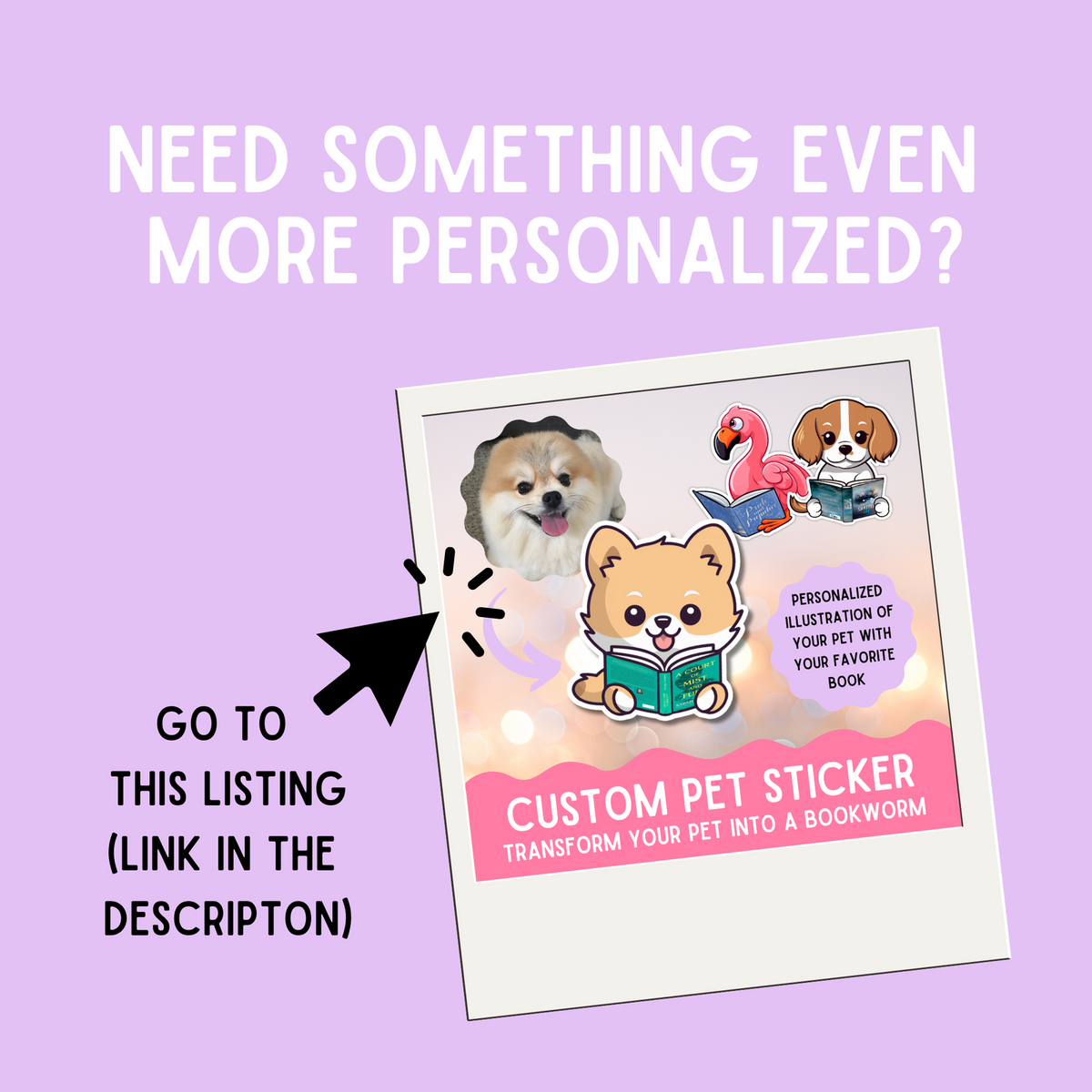 Bookish Queen Sticker Custom Cute Reader Sticker - Personalized Gifts for Book Lovers