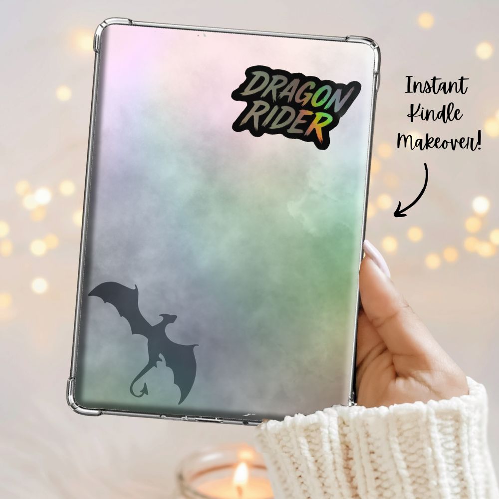 Bookish Queen Kindle Inserts Dragon Sky Holographic Insert - Kindle & E-Readers Decor