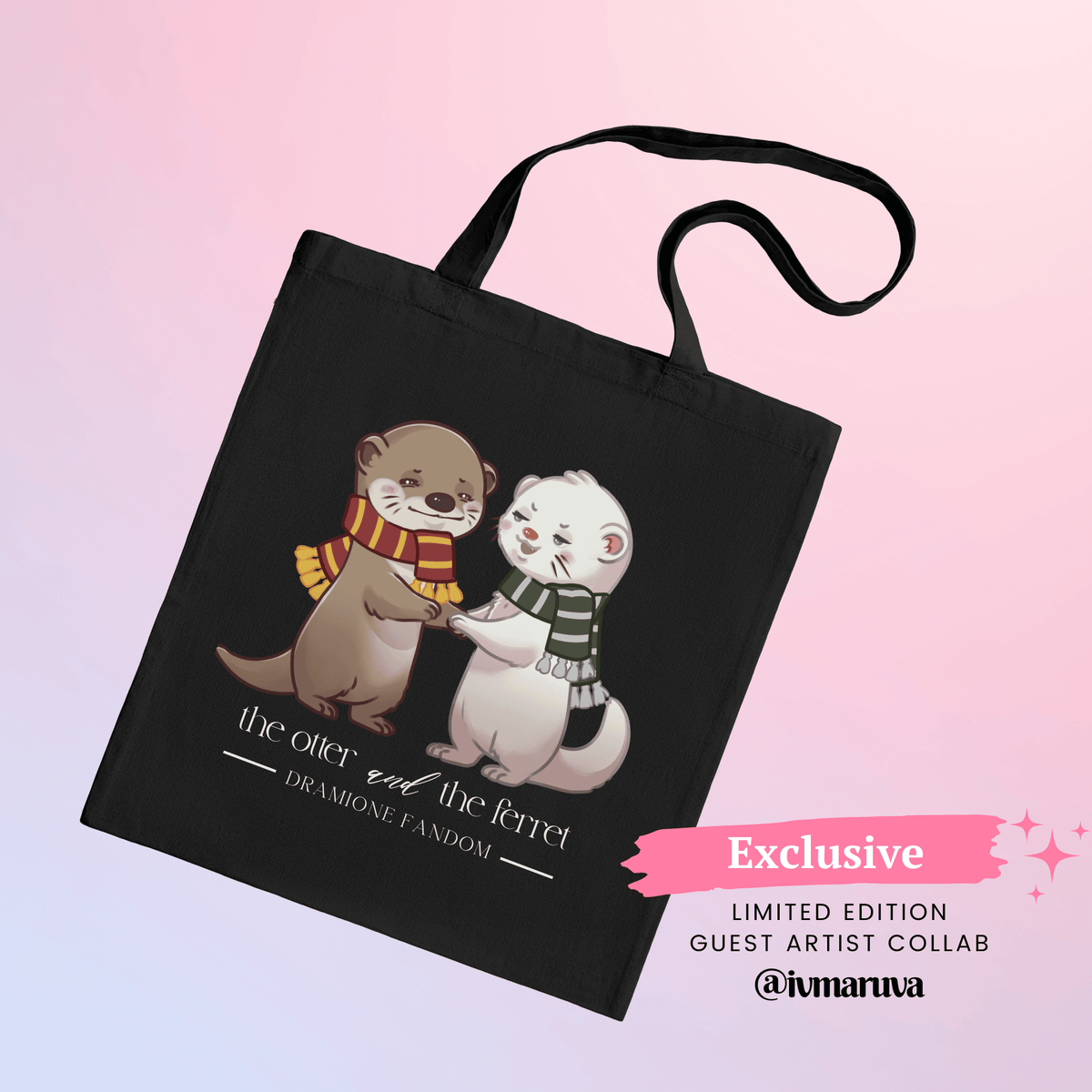 Bookish Queen Tote Bags Dramione Fandom Tote Bag - @ivmaruva Collab