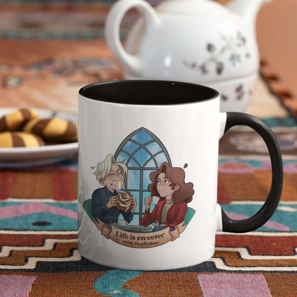 Bookish Queen Mug Dramione Mug - Exclusive Collab with Art by @omniluci.estumbra