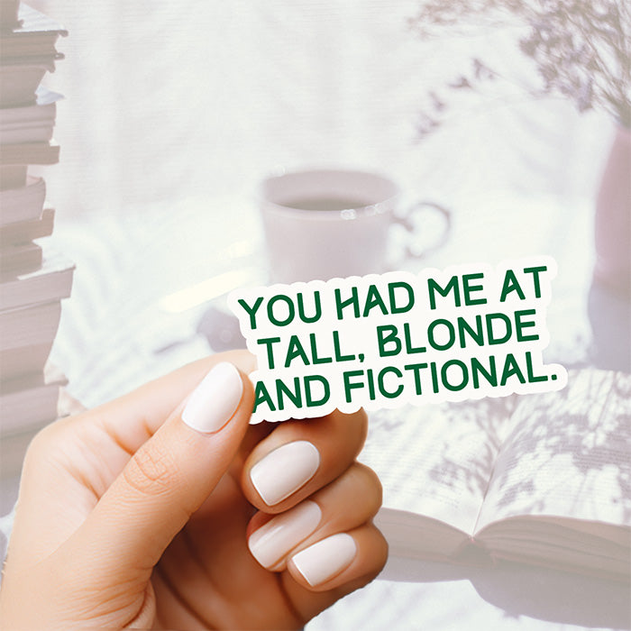 Bookish Queen Dramione Stickers Dramione Sticker Malfoy - Tall Blonde and Fictional Sticker