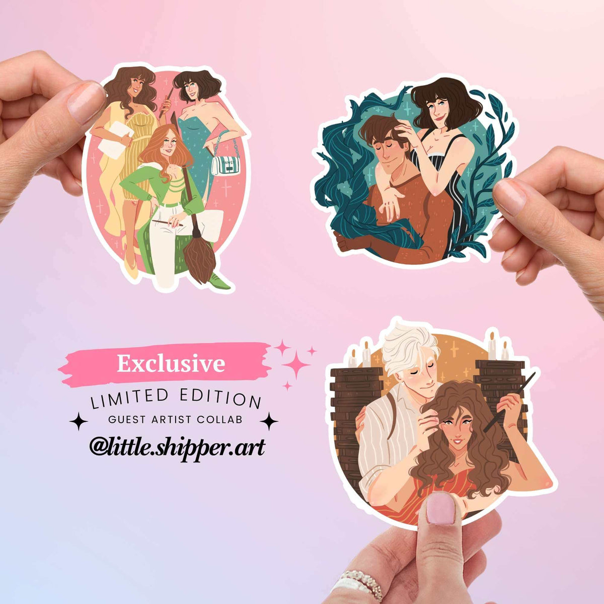 Bookish Queen Dramione Stickers Dramione Stickers - Exclusive Collab Marley @little.shipper.art
