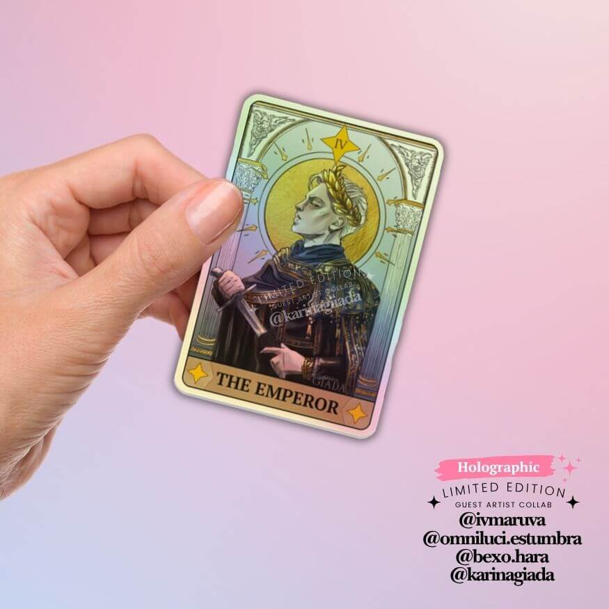 Bookish Queen Dramione Stickers The Emperor Dramione Stickers - Major Arcanas Tarot Collab 2.0
