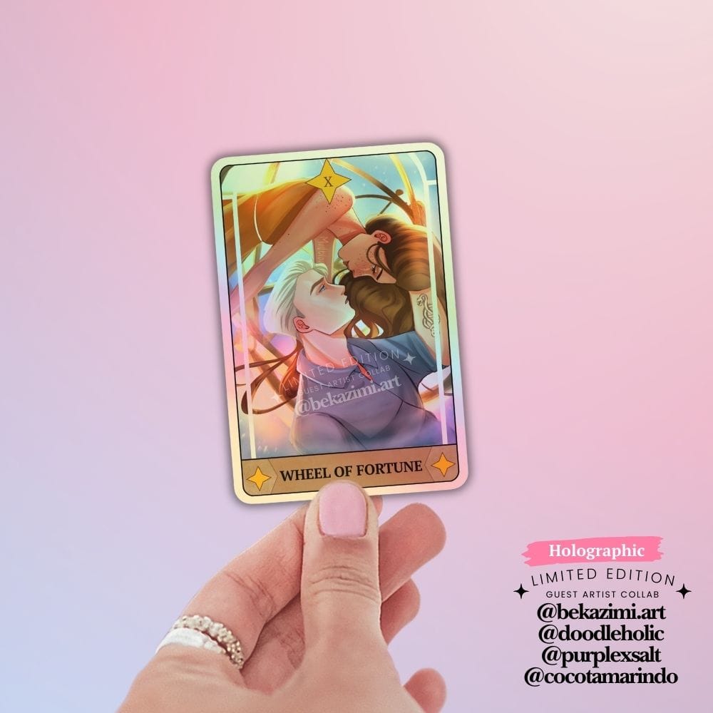Bookish Queen Dramione Stickers Wheel of Fortune Dramione Stickers - Major Arcanas Tarot Collab 3.0