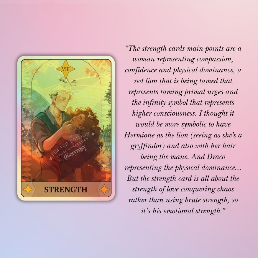 Bookish Queen Dramione Stickers Dramione Stickers - Major Arcanas Tarot Collab 6.0