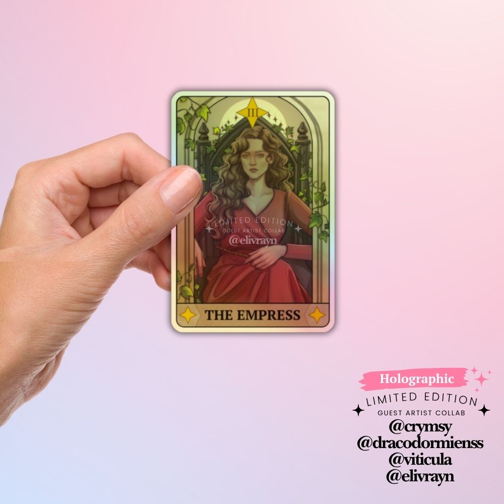 Bookish Queen Dramione Stickers The Empress Dramione Stickers - Major Arcanas Tarot Collab