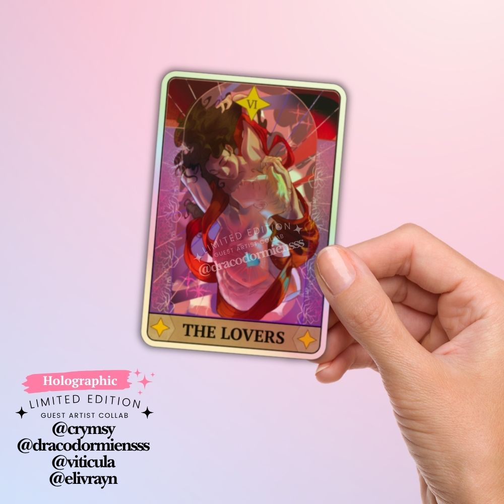 Bookish Queen Dramione Stickers The Lovers Dramione Stickers - Major Arcanas Tarot Collab
