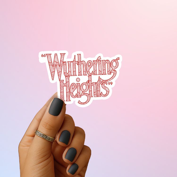 Bookish Queen Sticker Emerald Fennel's Wuthering Heights