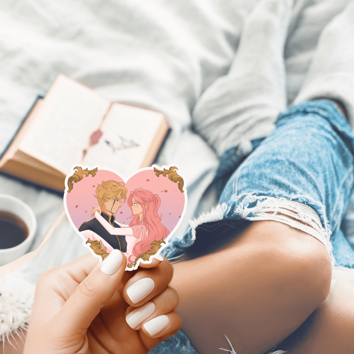 Bookish Queen Once Upon a Broken Heart Sticker Eva & Jacks Stickers - OUABH Exclusive Laia Verdaguer Collab
