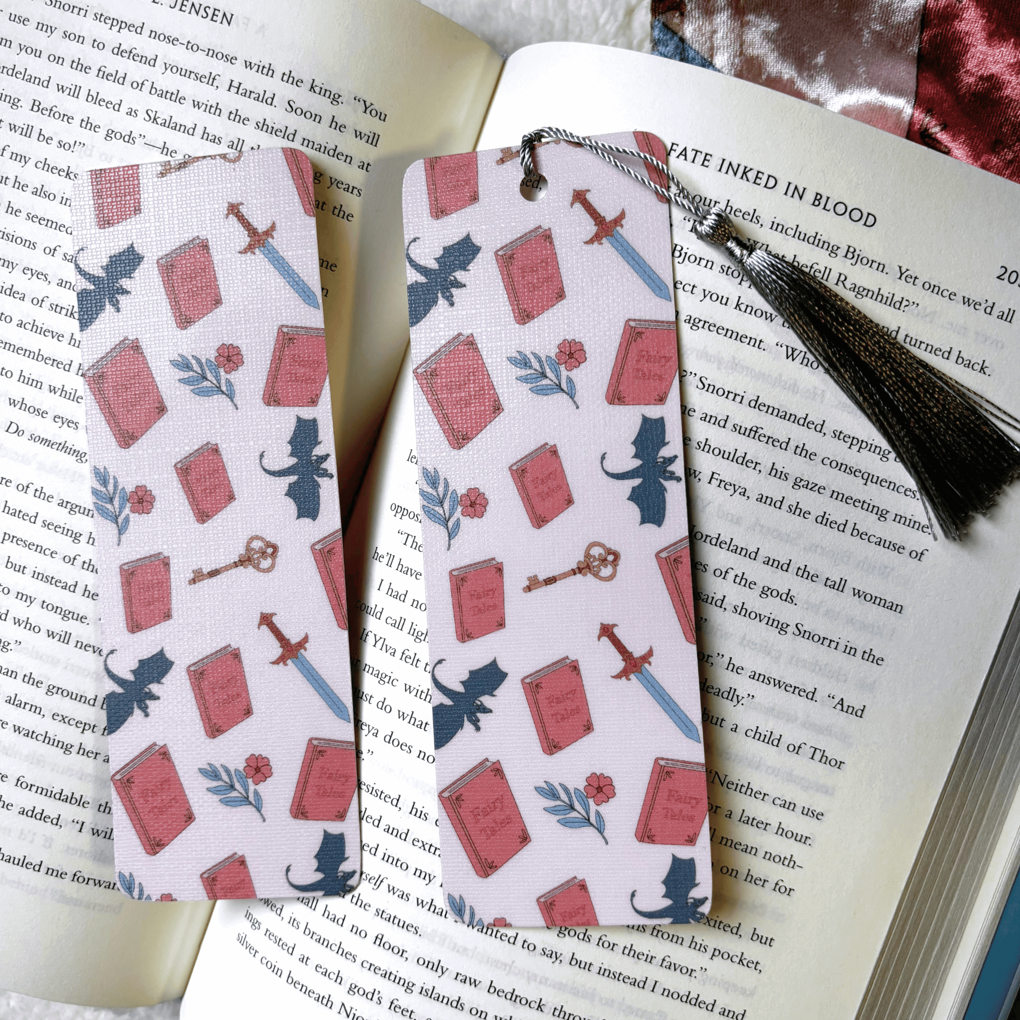 Bookish Queen Bookmarks Tassel Fantasy Reader Bookmark