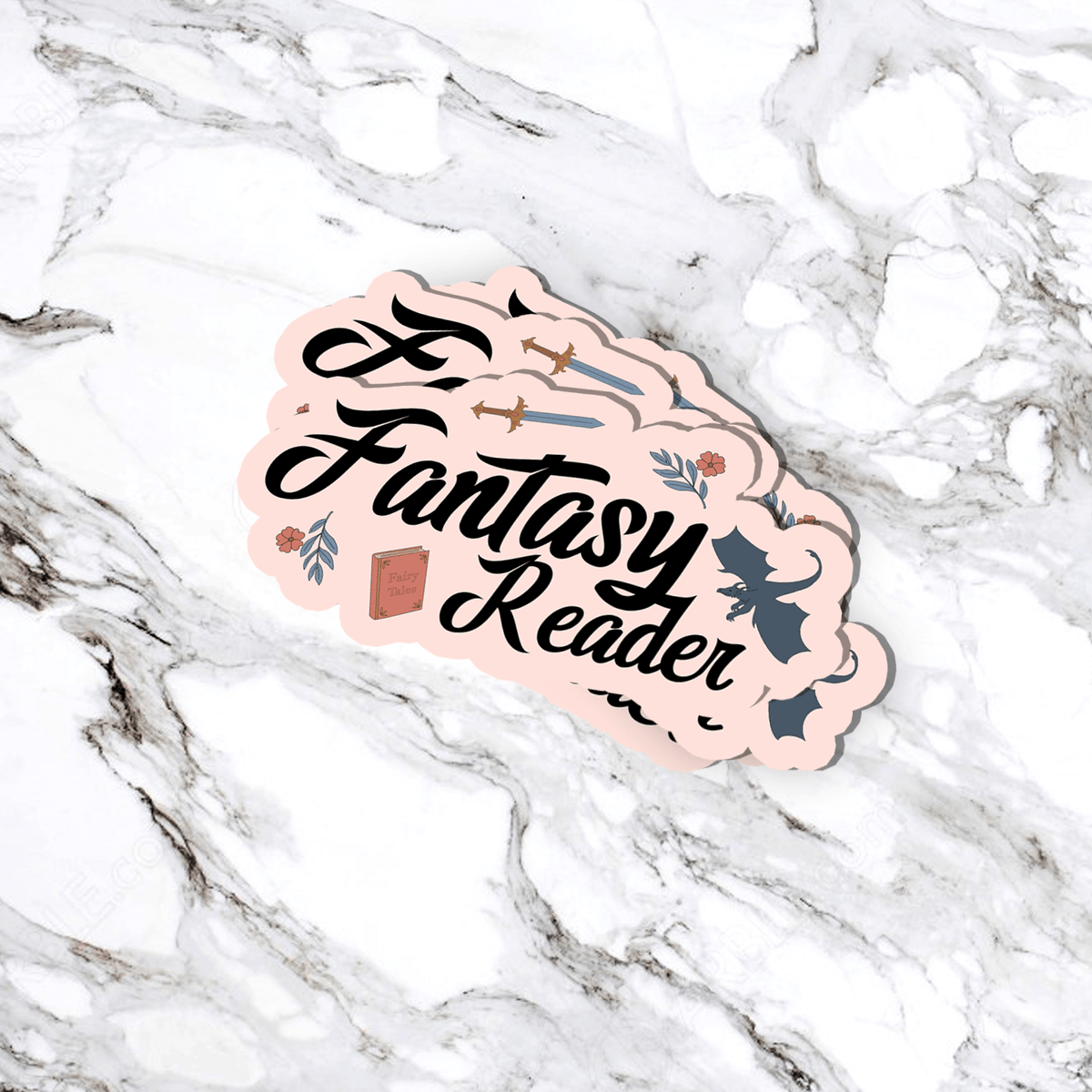 Bookish Queen Sticker Fantasy Reader Sticker for Book Lovers