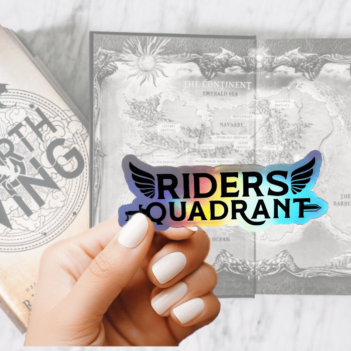 Bookish Queen Fourth Wing Stickers Fourth Wing Riders Quadrant Sticker