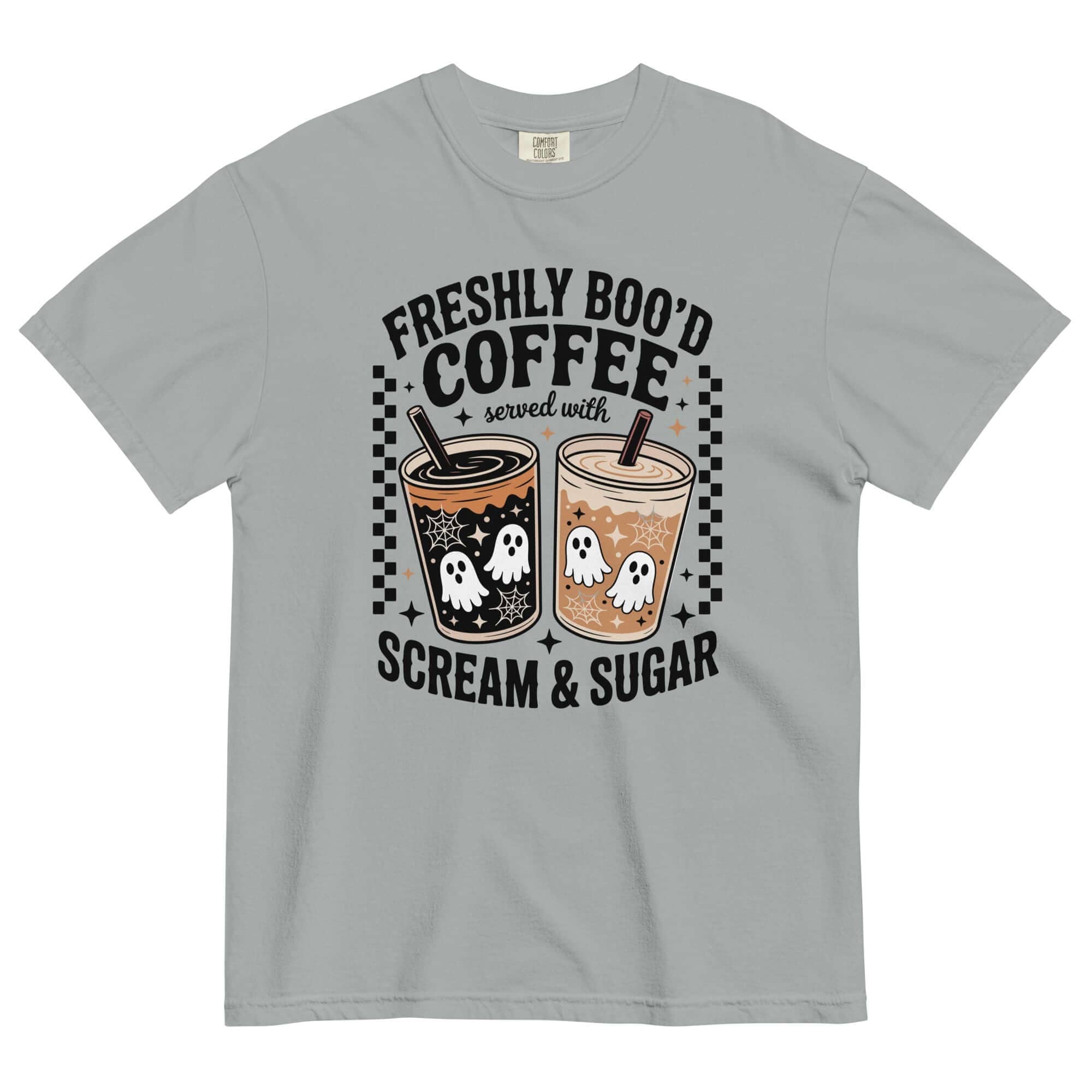 Bookish Queen T-Shirt LightGrey / S Freshly Boo'd Coffee T-Shirt Spooky Season