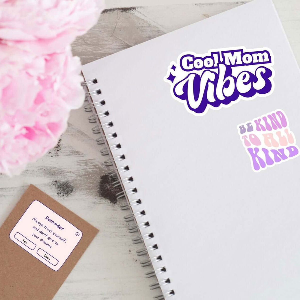 Bookish Queen Mom Life Stickers Funny Mom Stickers - Vintage Cool Mom Vibes