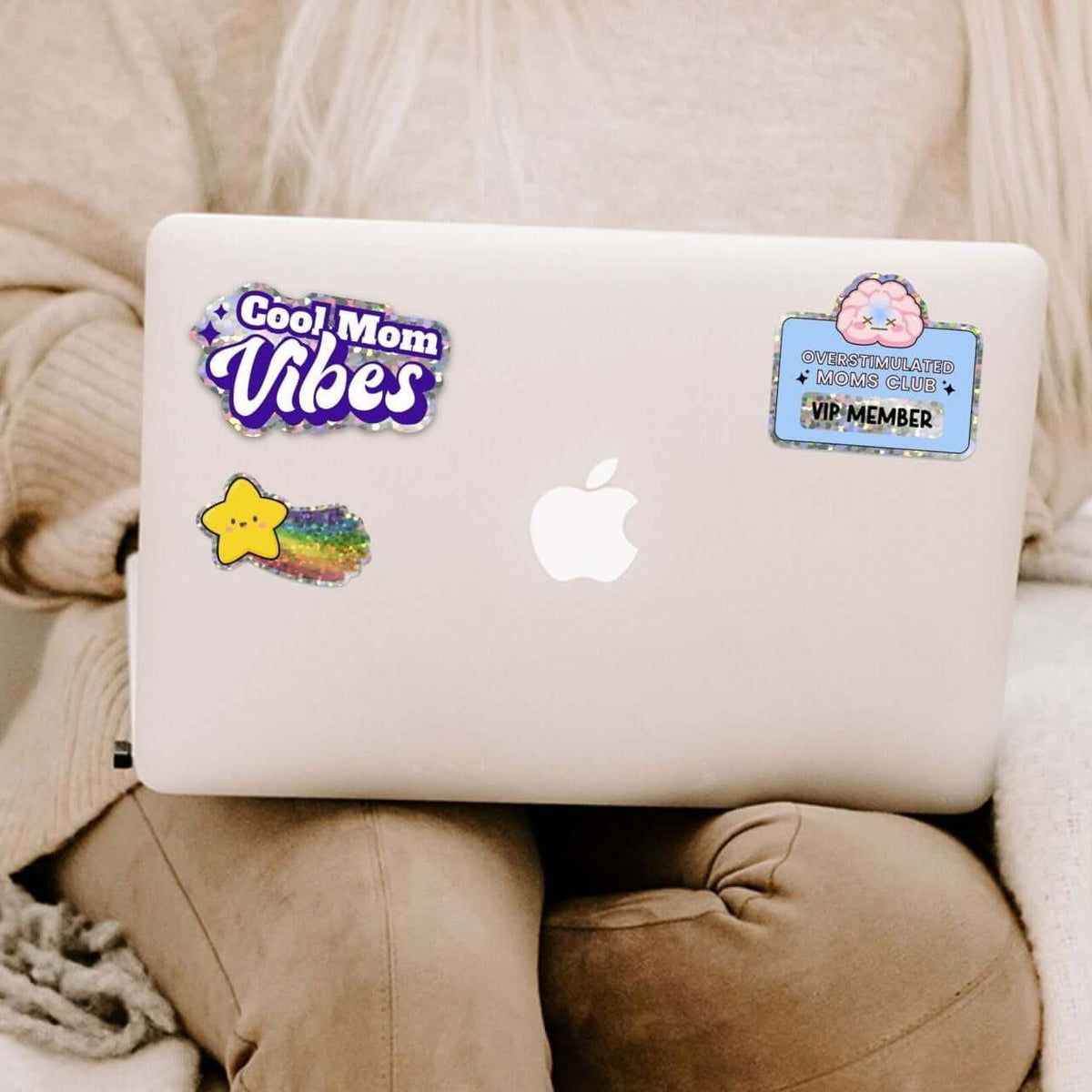 Bookish Queen Mom Life Stickers Funny Mom Stickers - Vintage Cool Mom Vibes
