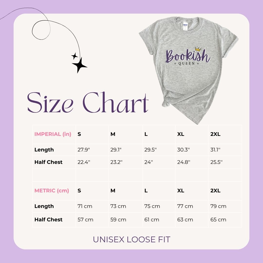 Bookish Queen T-Shirt Good Girl Romance Reader T-Shirt – Velvet Flocked