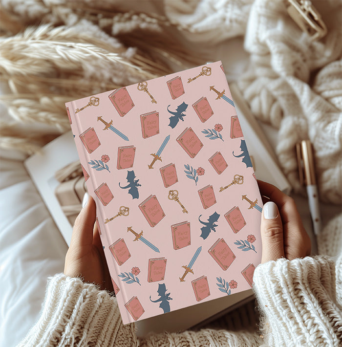 Bookish Queen Journal Hardcover Bookish Notebook Fantasy Lover