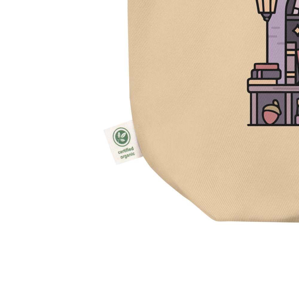 Bookish Queen Tote Bags Haunted Bookshop Tote Bag - Organic Cotton Tote