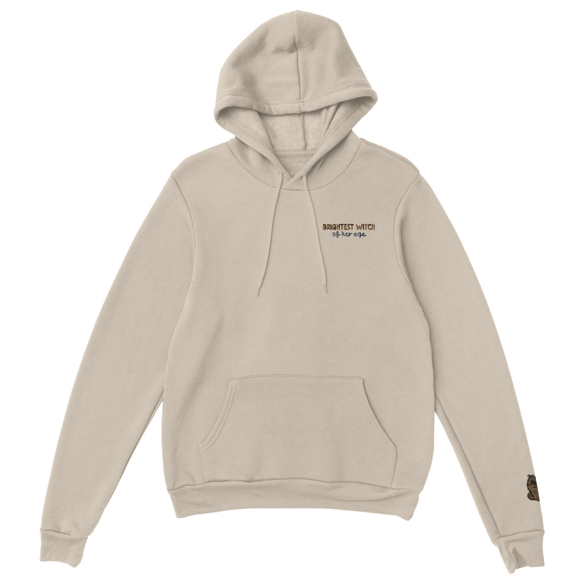 Bookish Queen Sweatshirt Beige / S Hermione Sweatshirt - Brightest Witch of Her Age Embroidered