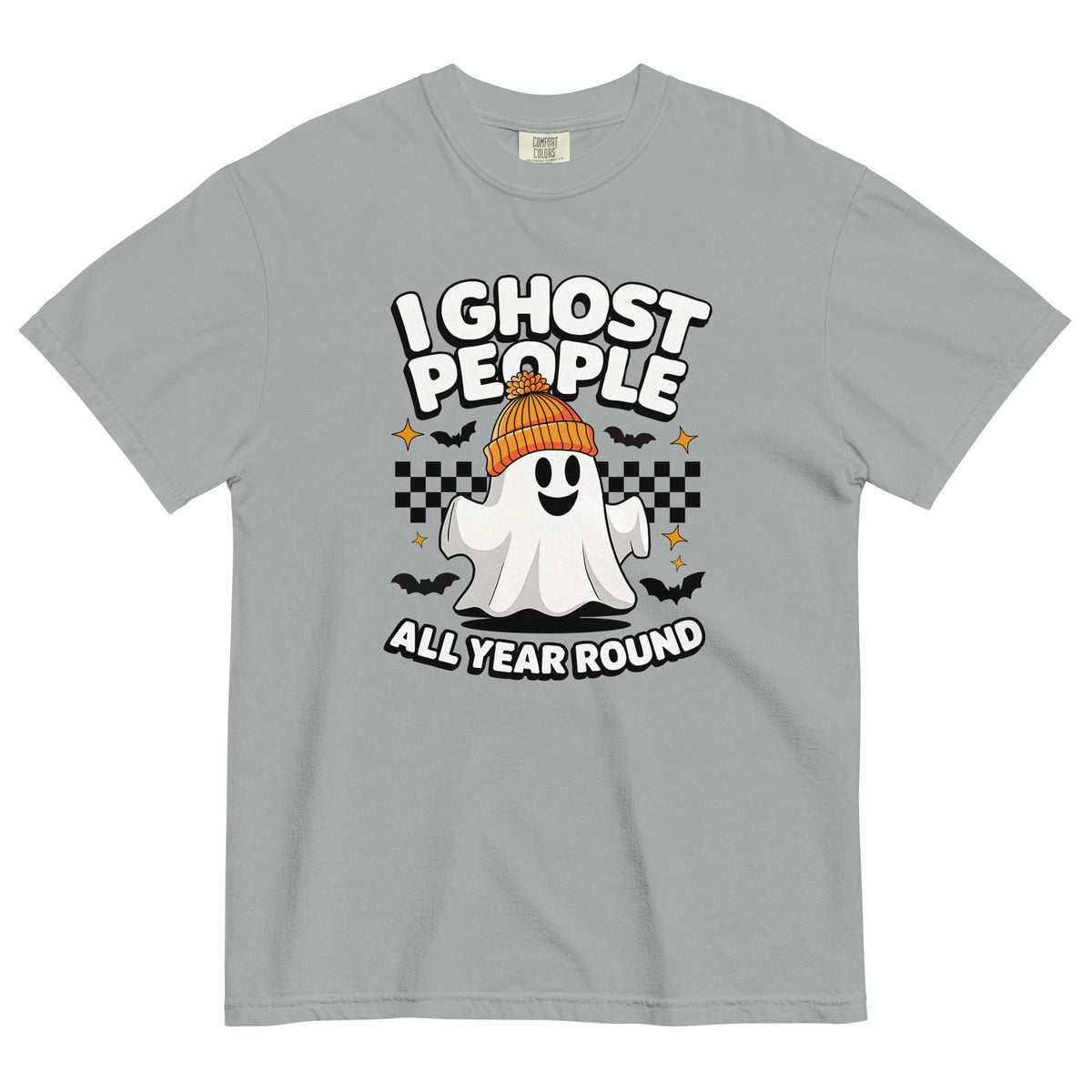 Bookish Queen T-Shirt LightGrey / S I Ghost People All Year Round T-Shirt Spooky Season