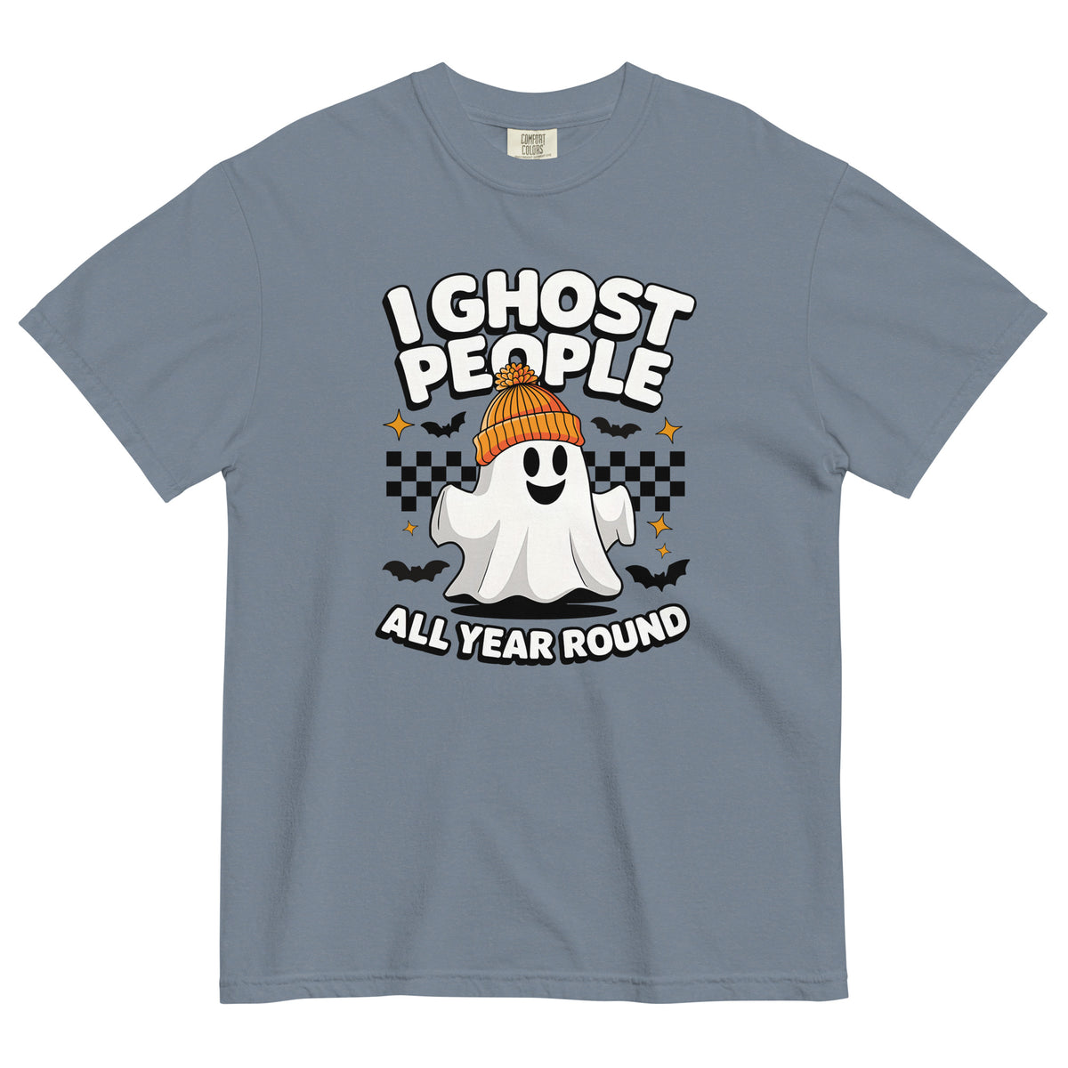 Bookish Queen T-Shirt SlateGrey / S I Ghost People All Year Round T-Shirt Spooky Season