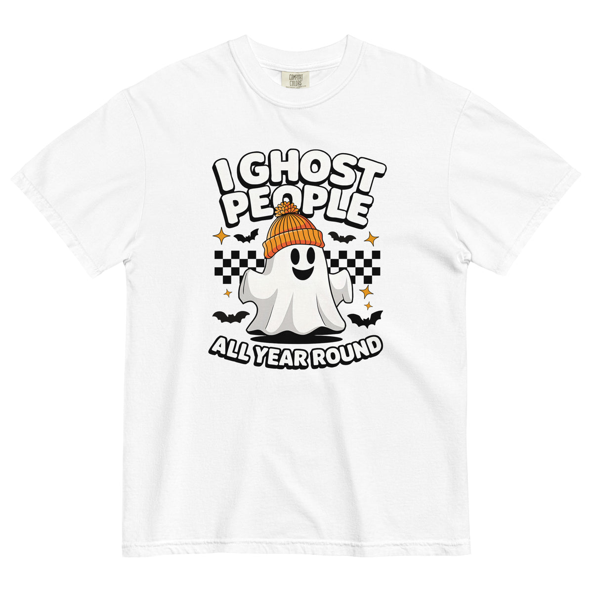 Bookish Queen T-Shirt White / S I Ghost People All Year Round T-Shirt Spooky Season