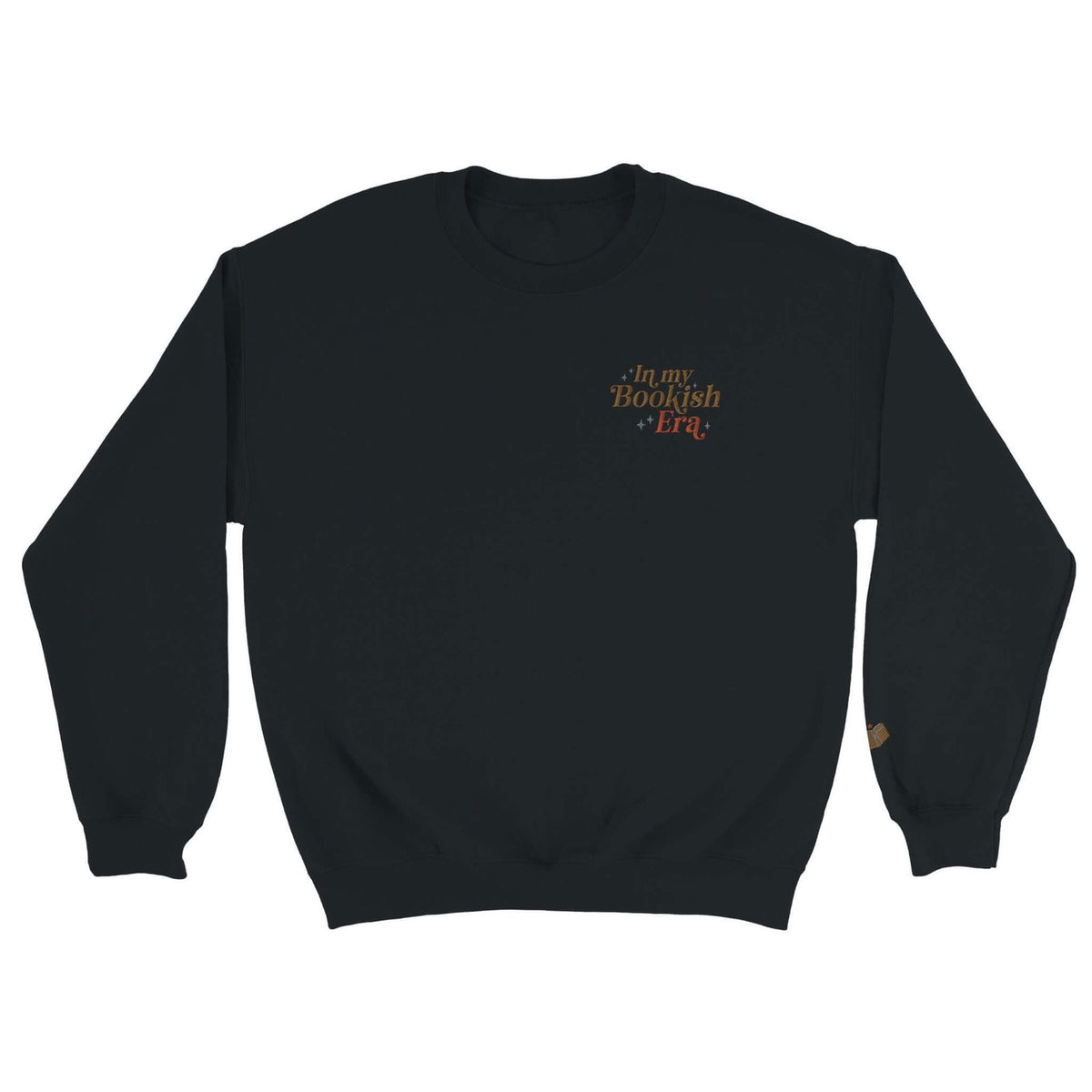 Bookish Queen Sweatshirt Black / S In my Bookish Era Embroidered Sweater