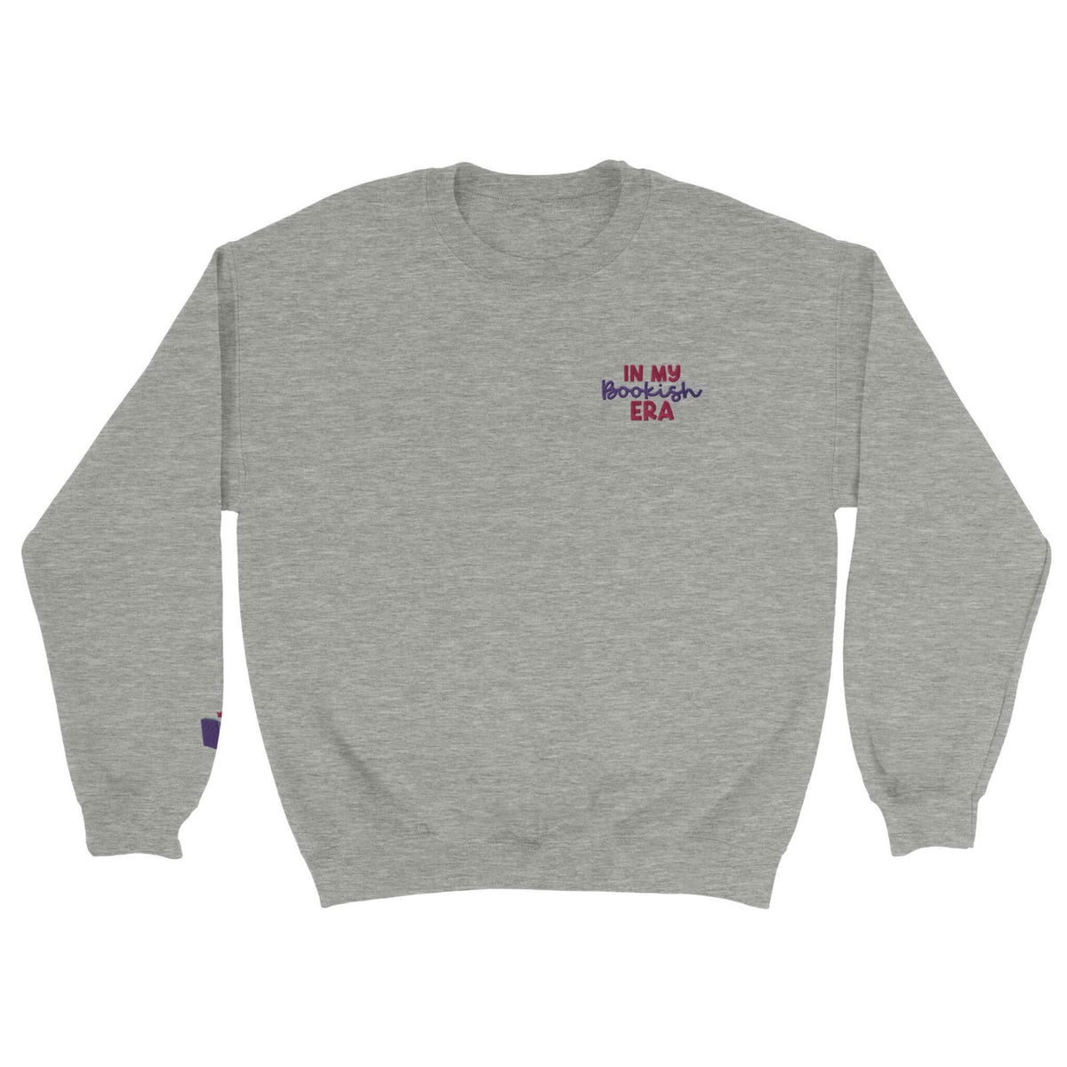 Bookish Queen Sweatshirt LightGrey / S In my Bookish Era Embroidered Sweater