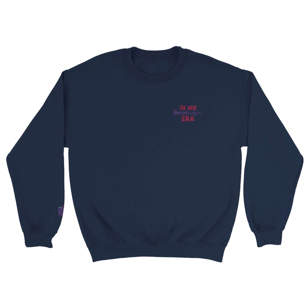 Bookish Queen Sweatshirt Navy / S In my Bookish Era Embroidered Sweater